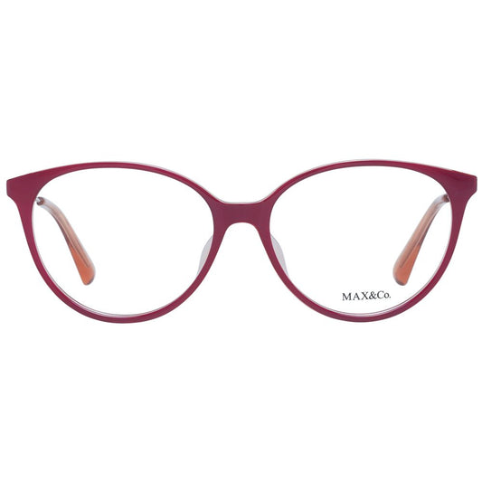 Burgundy Women Glasses Frame