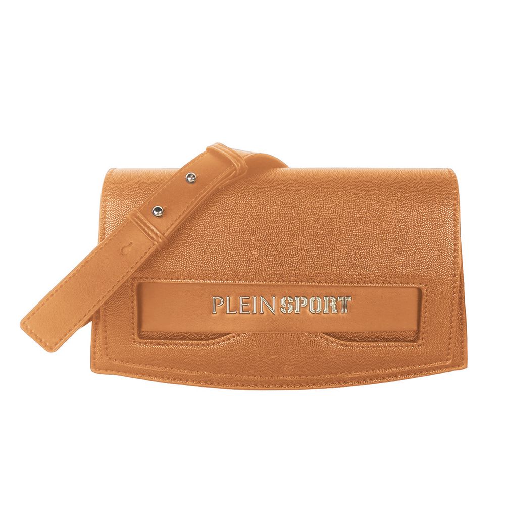 حقيبة كروس بودي نسائية من البولي إيثيلين باللون البني