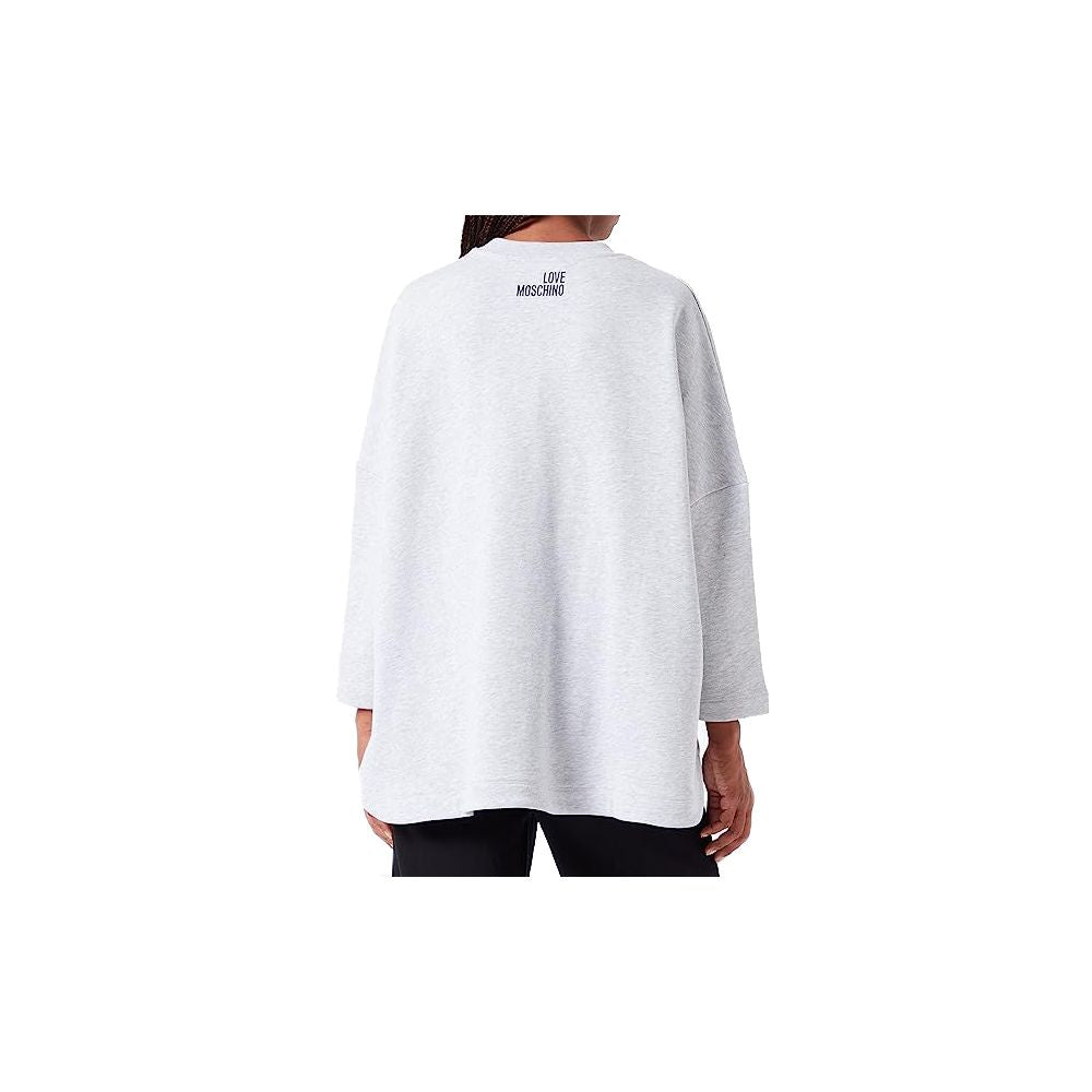 سترة نسائية قطنية رمادية