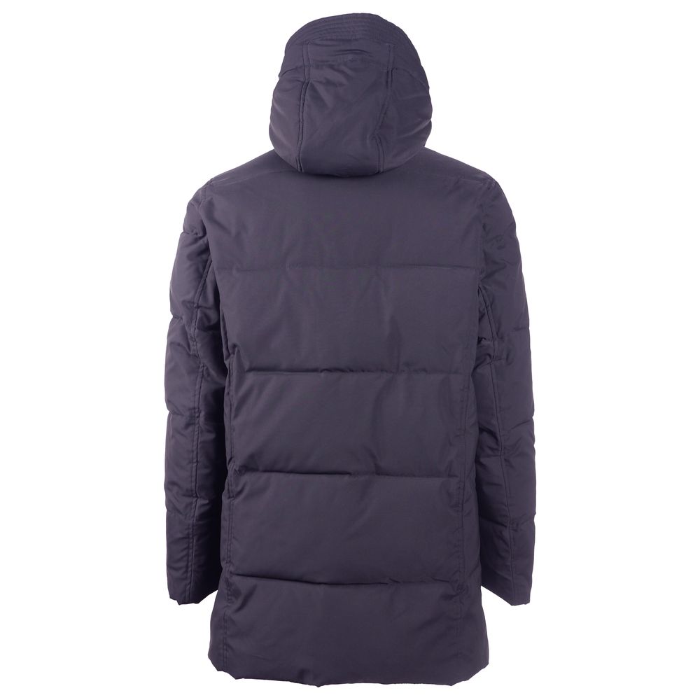 سترة رجالية من البوليستر باللون الأزرق