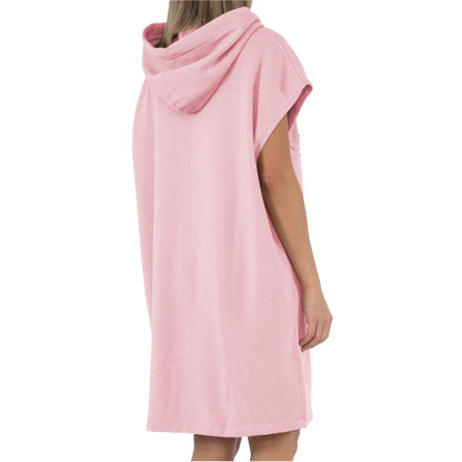 Pink Cotton Women's Sleeveless Dress