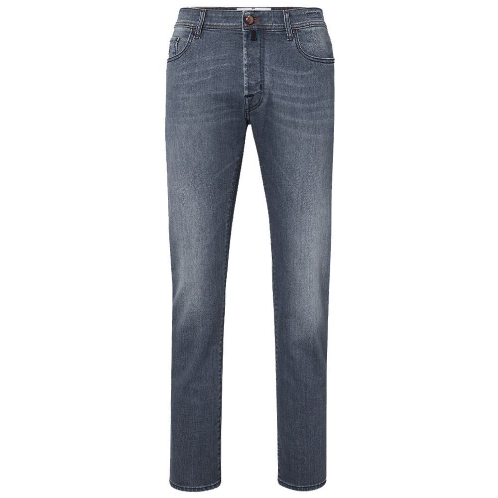Blå bomulds herrejeans