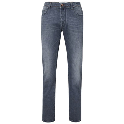 Blå bomulds herrejeans