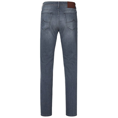 Blå bomulds herrejeans