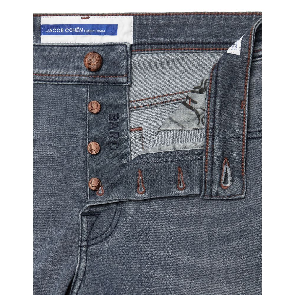 Blå bomulds herrejeans