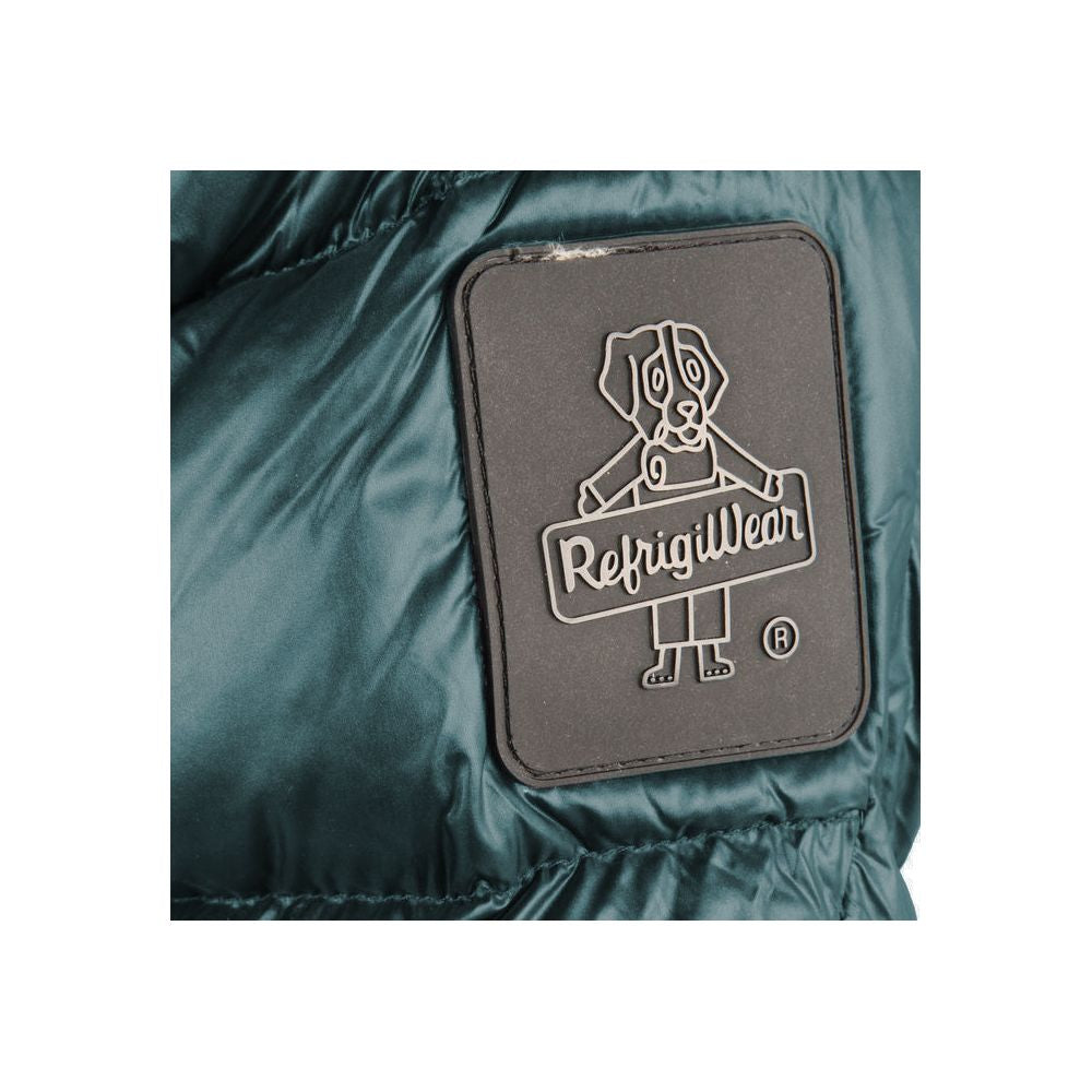 جاكيت رجالي من النايلون الأخضر