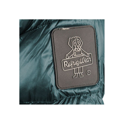 جاكيت رجالي من النايلون الأخضر