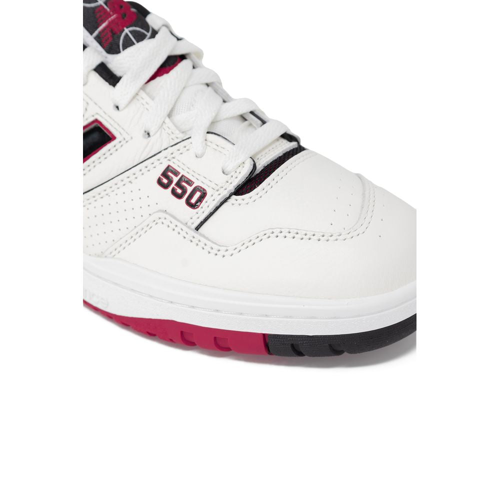 Rød lædersneaker