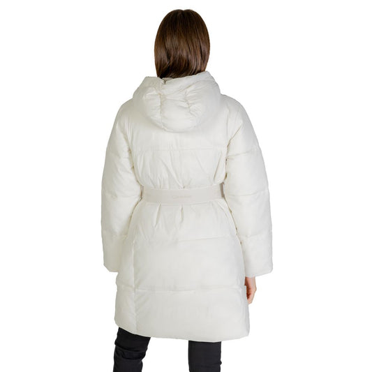Cream Nylon Coat