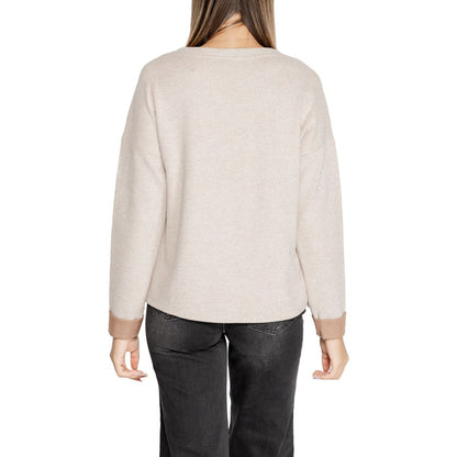 Beige Viscose Sweatshirt