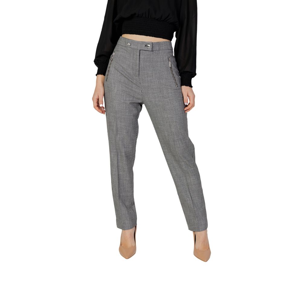 Black Polyester Pants