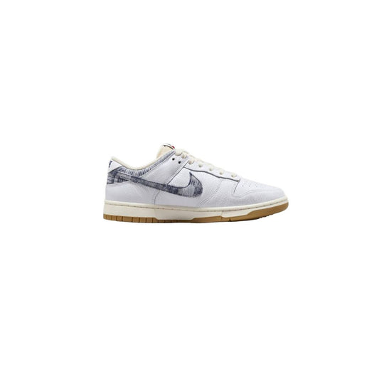 Blå lædersneaker