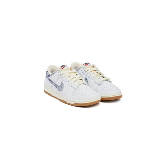 Blå lædersneaker