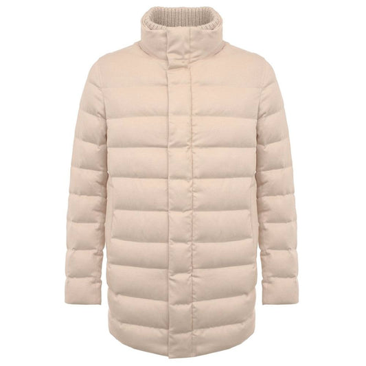 Beige silkejakke