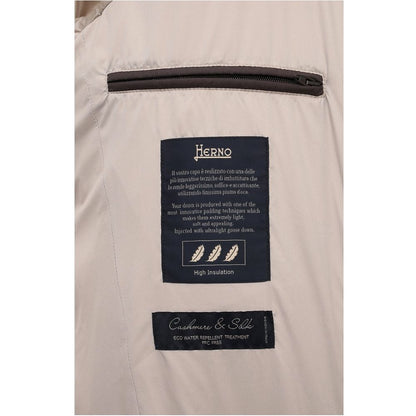 Beige silkejakke