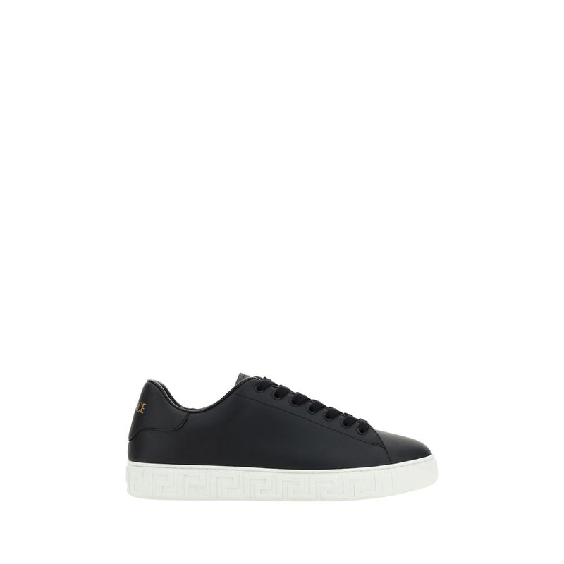 Black Rubber Low Top Sneakers