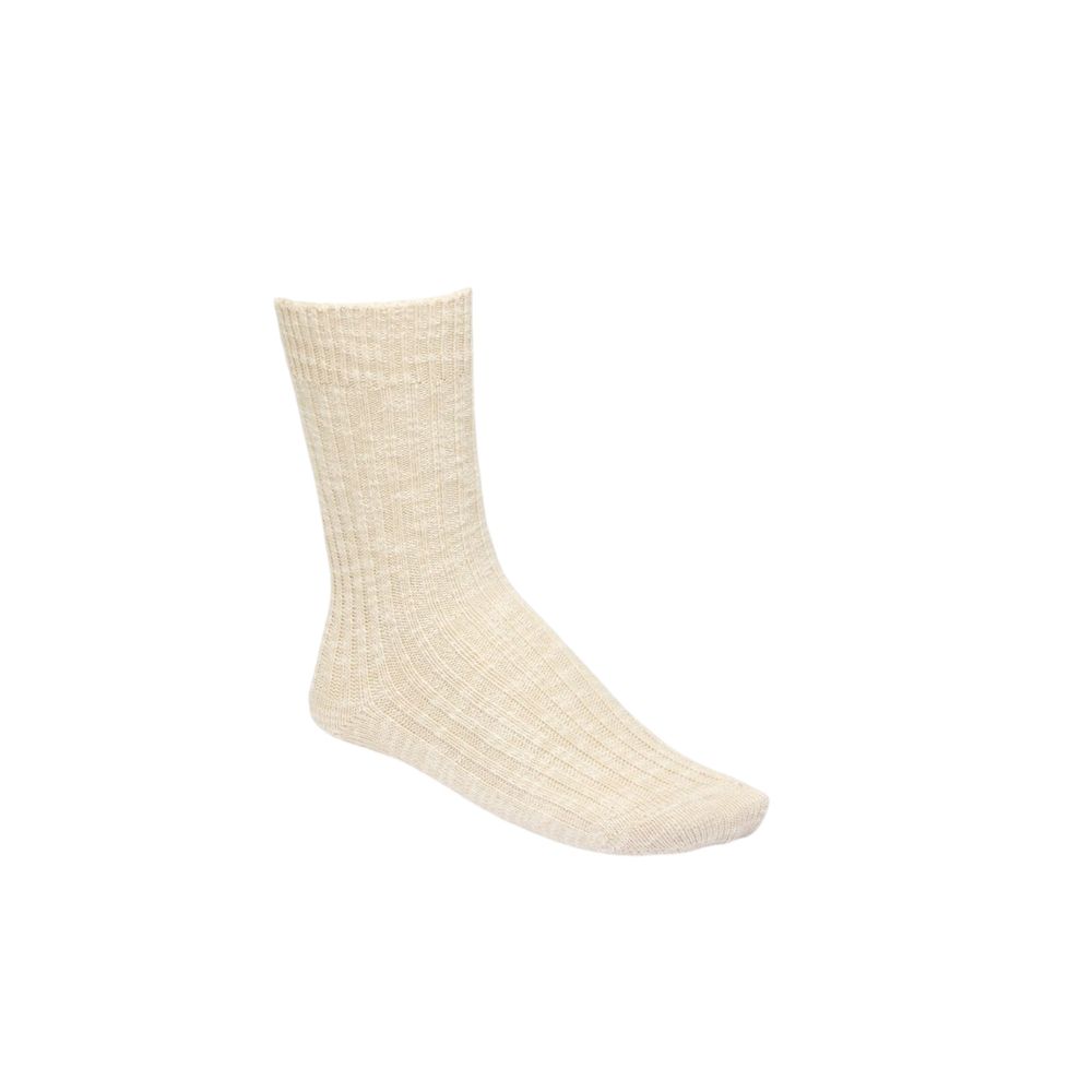 Beige Cotton Socks