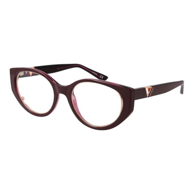 Burgundy Plastic Glasses (Frames)