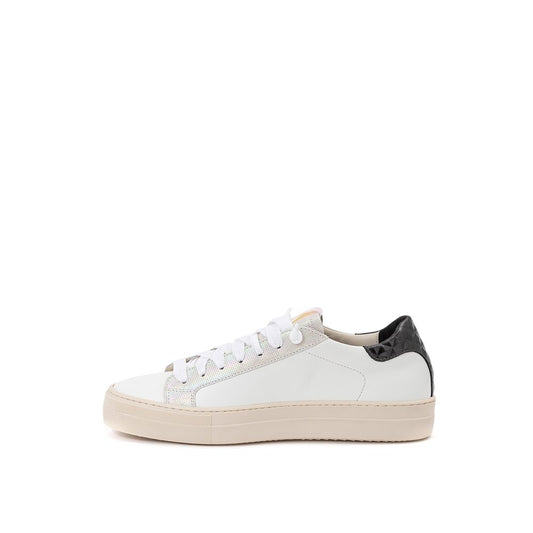 Løft dit sneaker-spil med helt hvide italienske læderskonkurrencer
