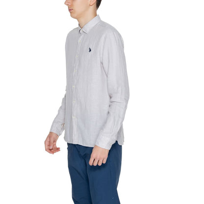 قميص كتان بيج