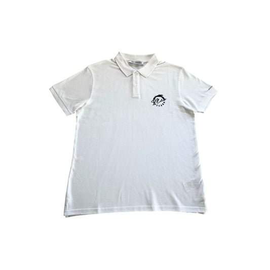 White Cotton Men's Polo Shirt