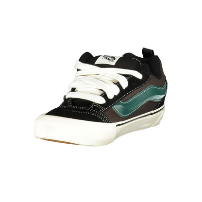 Black Polyester Sneaker