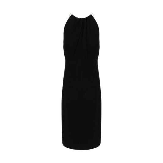 Midi Dress with halter neckline