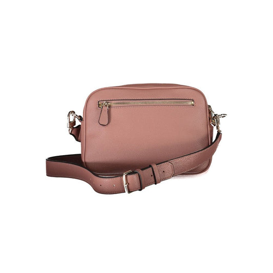 Pink polyethylen håndtaske