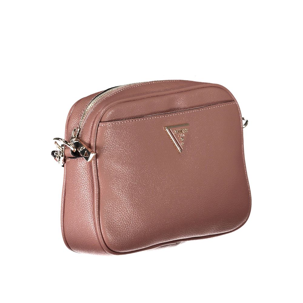 Pink polyethylen håndtaske