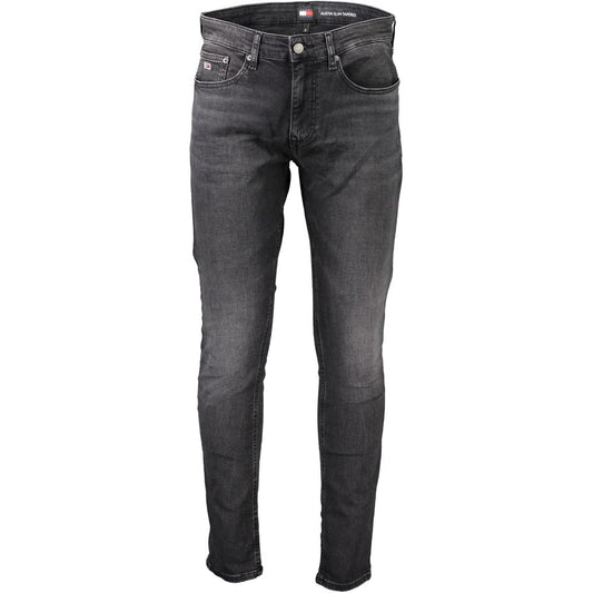 Sorte bomuldsjeans og bukser