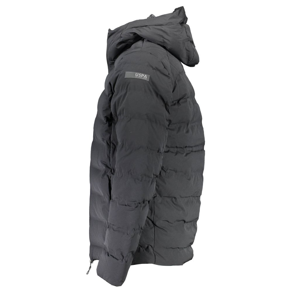 جاكيت رجالي من الإيلاستين باللون الأسود