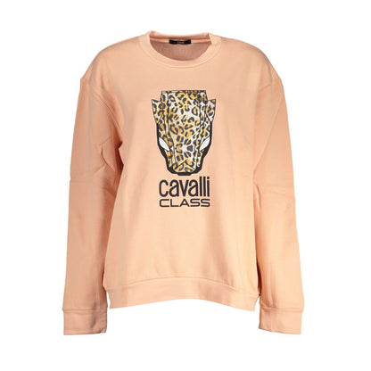 Pink Cotton Women Sweater
