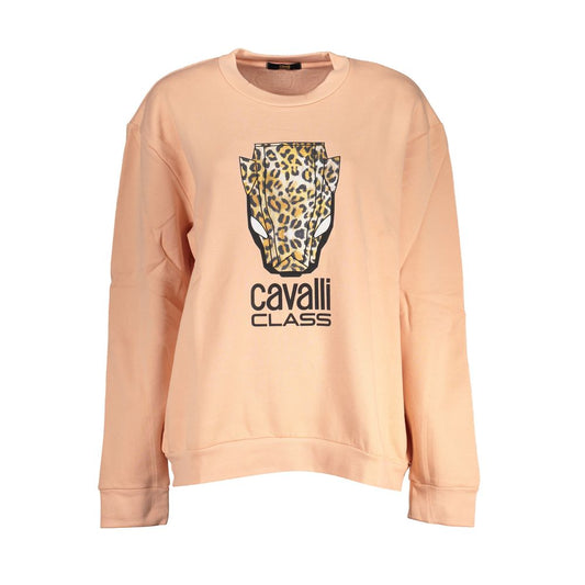 Pink Cotton Women Sweater