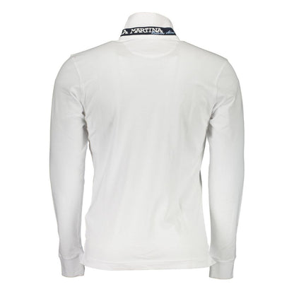 Elegant polo med slim fit og broderidetaljer