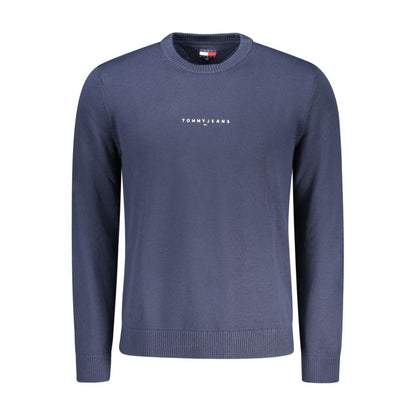 Blue Polyester Men Sweater