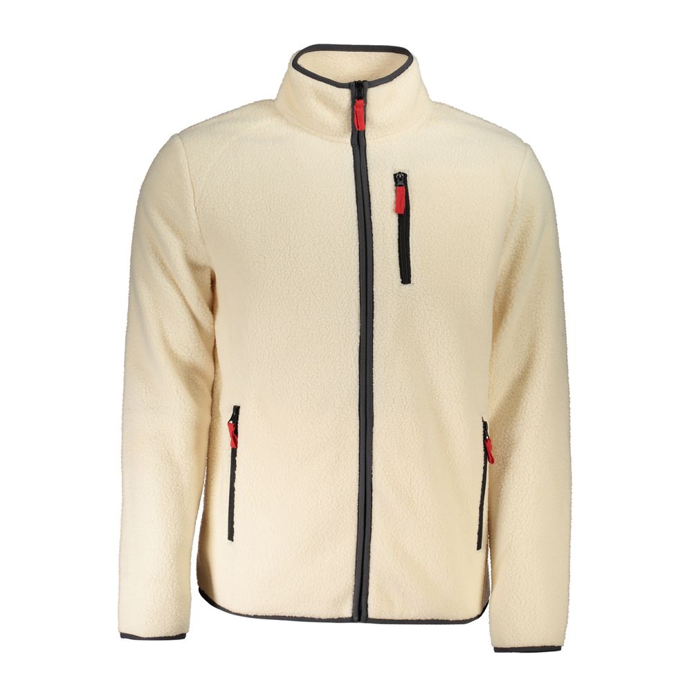 Beige polyester herretrøje