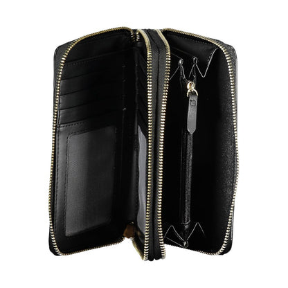 Black Polyethylene Women Wallet