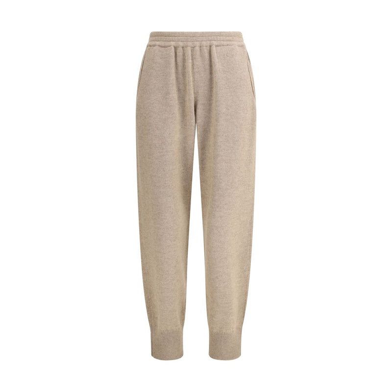 Beige Cashmere Pants