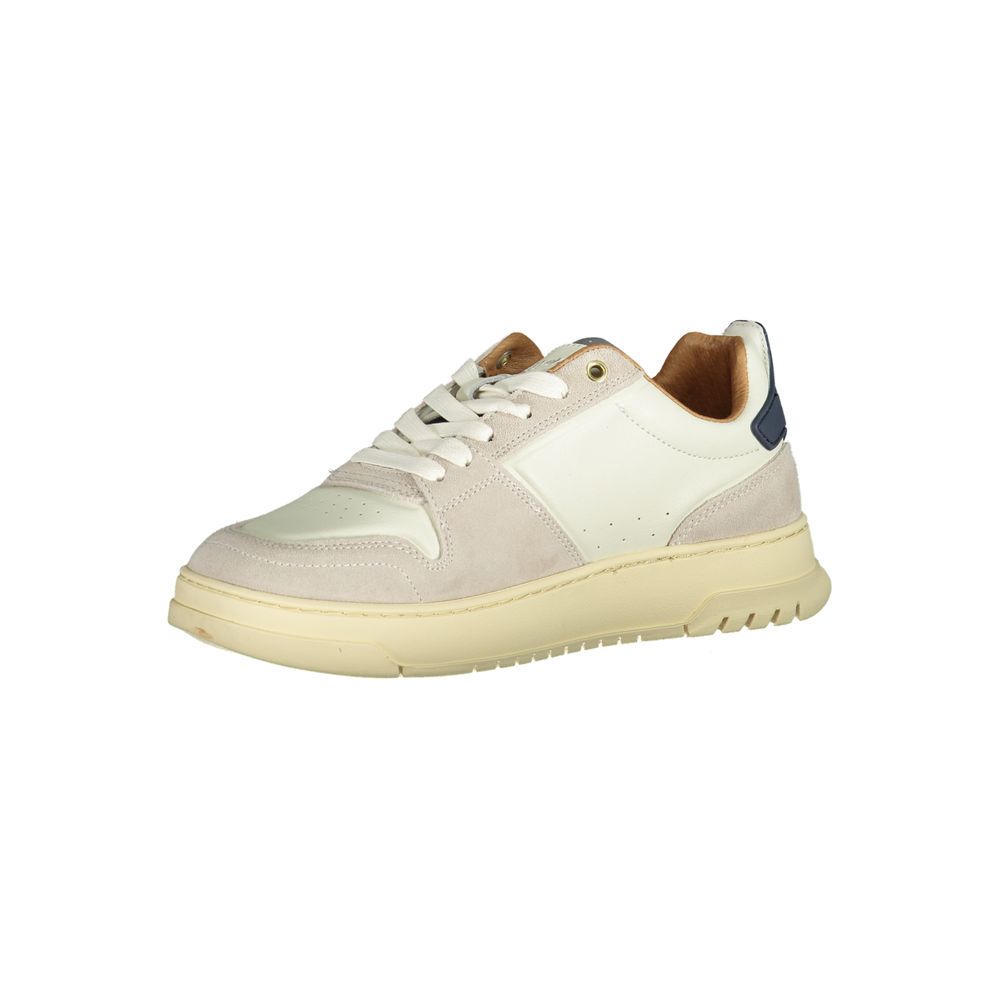 White Polyester Sneaker