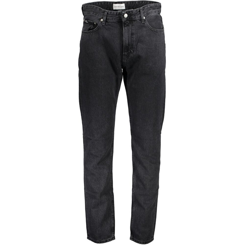 Black Cotton Men Jeans