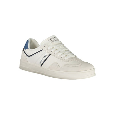 White Polyester Sneaker
