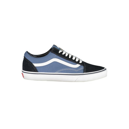 Blue Polyester Sneaker