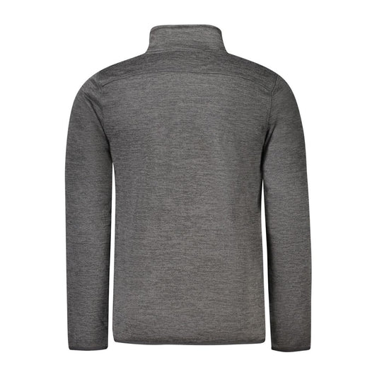 Sort polyester herrejakke
