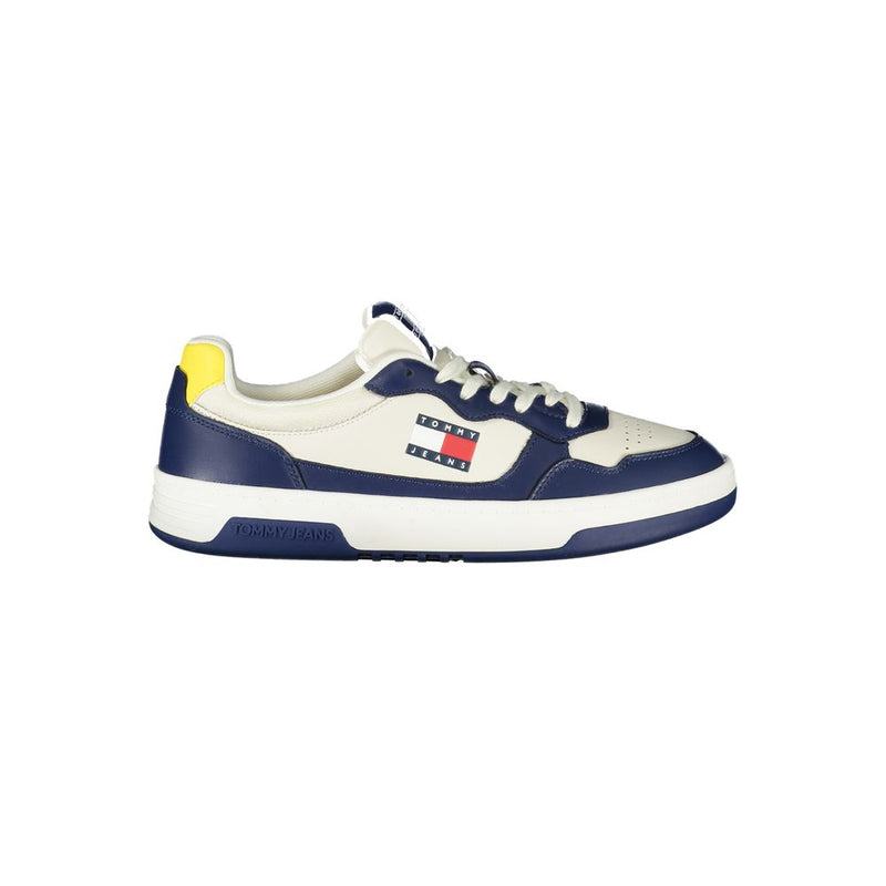 Blue Polyester Sneaker
