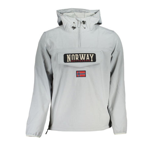 Brun polyester herrejakke