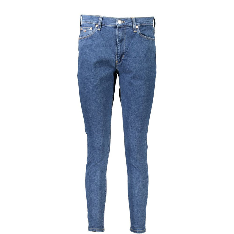 Blue Cotton Women Jeans