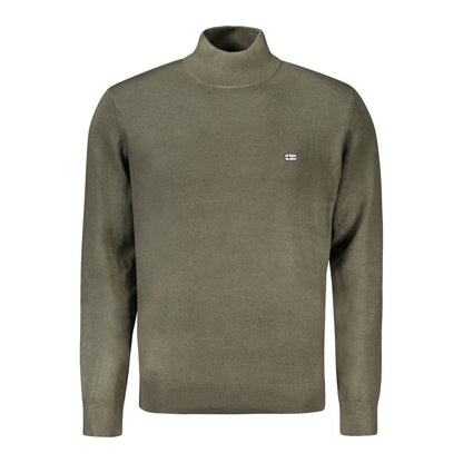 Green Polyamide Men Sweater
