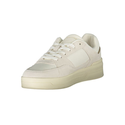 White Leather Women Sneaker