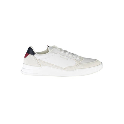 White Polyester Sneaker