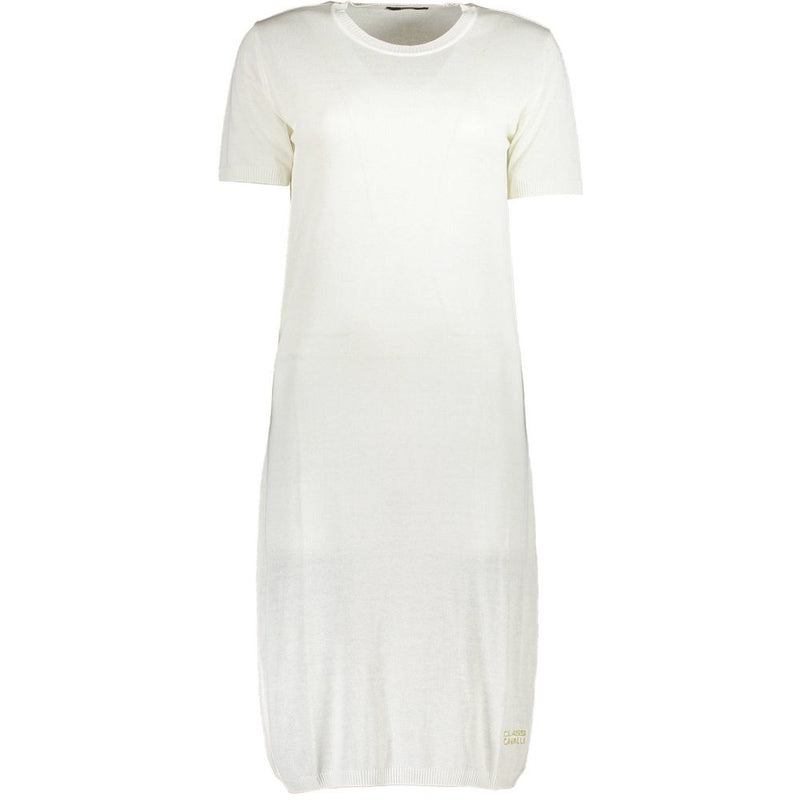 White Viscose Dress